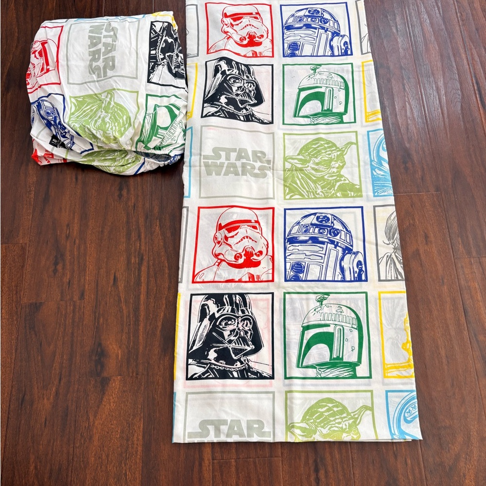 Vintage Star Wars full flat and fitted sheet